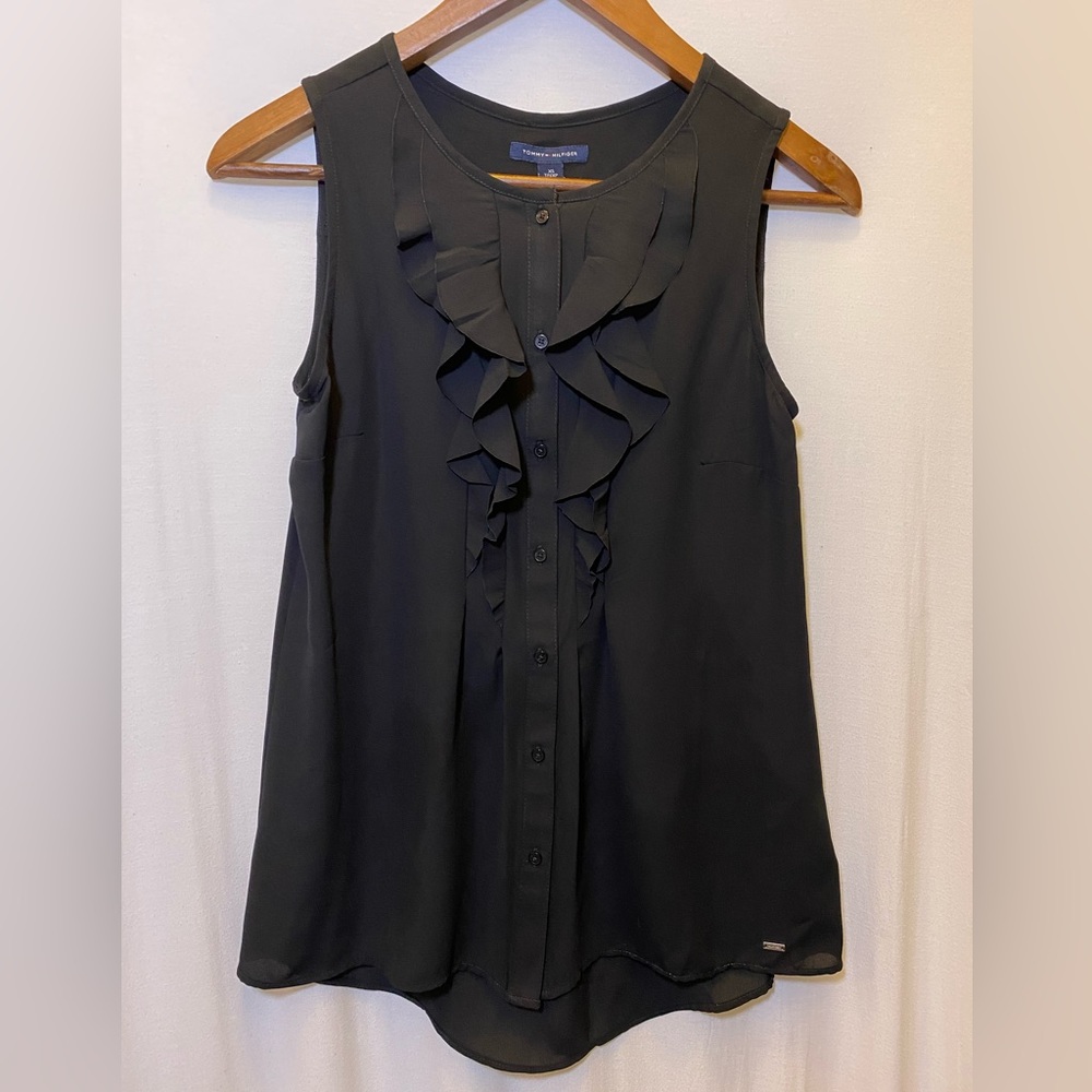 NWT Tommy Hilfiger Ruffle Tank Top Blouse